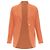 Hermès Blazer de Lino con Botón y Logo de Hermes Naranja - vista 3