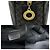 Céline Borsa Celine Maillon Trionph Canvas Leather Marrone Nero - vista 4