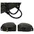 Céline Borsa Celine Maillon Trionph Canvas Leather Marrone Nero - vista 6