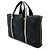 Borsa in nylon della linea Travel di Chanel Nero Rosso - vista 2
