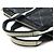 Borsa in nylon della linea Travel di Chanel Nero Rosso - vista 4