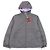 Chaqueta acolchada compuesta reversible con capucha Gucci Gris Morado oscuro