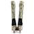 Gucci Lederstiefel mit Python-Muster Schwarz Beige  - Ansicht 4