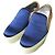 Autre Marque Joshua Sanders SATIN SLIP-ON Sneaker Blau Orange