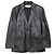 Chaqueta de piel de cordero Balmain Paris Negro
