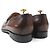 Autre Marque Berluti Refret Patina Leder Slipper Braun - Ansicht 4