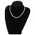 Collana in cristallo Swarovski Argento