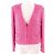 Chaqueta de algodón tweed COCO Mark de Chanel Rosa