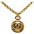Timeless Collana Pendente Specchio Coco Mark di Chanel D'oro