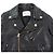 Autre Marque Lammleder Kinderjacke Beautiful People Schwarz - Ansicht 3