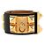 Ring Bracciale Collier de Chien Epsom Hermès Nero