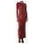 Reformation Rotes Tommie Strick-Maxikleid - Größe XS - Ansicht 3