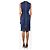 Sportmax Vestido midi de mezclilla azul sin mangas con fruncidos - talla UK 6 - vista 2