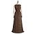 Roberto Cavalli Abendkleid Leopard Print Braun - Ansicht 3
