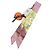 Écharpe Canopy pliable Twilly Hermès Rose Jaune - vue 2