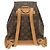 Zaino Montsouris MM Louis Vuitton Marrone Monogramma - vista 3