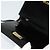 Borsa a Spalla Gancini in Pelle Nera e Oro Salvatore Ferragamo Auth 140988 Nero D'oro - vista 10