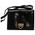 Borsa a Spalla Gancini in Pelle Nera e Oro Salvatore Ferragamo Auth 140988 Nero D'oro - vista 13