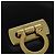 Borsa a Spalla Gancini in Pelle Nera e Oro Salvatore Ferragamo Auth 140988 Nero D'oro - vista 9