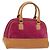 Céline Borsa a mano in tela Macadam C di CELINE in pelle scamosciata viola e oro Auth BA5262 D'oro Porpora