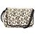 CHANEL Borsa a Spalla in Paillettes Pelle Bianca Oro CC Auth 140995 Bianco D'oro