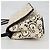 CHANEL Borsa a Spalla in Paillettes Pelle Bianca Oro CC Auth 140995 Bianco D'oro - vista 4