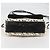 CHANEL Borsa a Spalla in Paillettes Pelle Bianca Oro CC Auth 140995 Bianco D'oro - vista 6