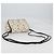 CHANEL Borsa a Spalla in Paillettes Pelle Bianca Oro CC Auth 140995 Bianco D'oro - vista 8
