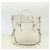 Autre Marque Bolso de mano mini 5AC de cuero 2 en 1 Maison Margiela Blanco Plata Auth 134868 - vista 12