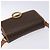 Céline CELINE Macadam Canvas Kreis Schultertasche aus PVC-Leder in Braun und Gold Auth 140226 Golden - Ansicht 6