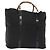 Borsa Tote in Nylon Nero Argento Gucci Bamboo 002 2058 0412 5 Auth ep10054