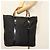 Borsa Tote in Nylon Nero Argento Gucci Bamboo 002 2058 0412 5 Auth ep10054 - vista 21