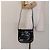Borsa a Spalla GUCCI Pelle Verniciata Nera Argento 007 2046 0250 Auth ep10775 - vista 21