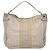 Borsa a Spalla Salvatore Ferragamo Nylon Beige Argento Autentica BA5336 - vista 2