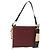 Chloé Chloe Schultertasche Leder 2way Bordeaux Gold Silber Auth bs29200 Golden