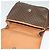 Céline CELINE Macadam Canvas Shoulder Bag PVC Leather Brown Gold Auth ep10815 Golden - view 17