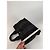 Hermès Vintage Hermes Mini Tote Bag aus Canvas Schwarz - Ansicht 13