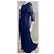 Vera Wang Abito da sera con strascico e inserti in pizzo Blu - vista 2