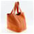 Bolsa Picotin Lock Clemence GM da Hermès Laranja  - vista 2
