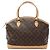 Louis Vuitton Lockit Horizontal Monogram Tote Bag Braun