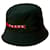 Cappello bucket in cotone Prada Nero  - vista 1