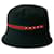 Cappello bucket in cotone Prada Nero  - vista 2