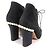 Chanel COCO Mark Wildleder Stiefeletten Schwarz - Ansicht 2