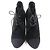 Chanel COCO Mark Wildleder Stiefeletten Schwarz - Ansicht 3