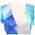 Issey Miyake Wasserfarben Polyester Kleid PLEATS PLEASE Blau - Ansicht 4
