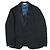 Autre Marque Chaqueta de lana con solapa intercambiable EDIFICE Azul Azul marino