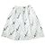 Autre Marque Falda de algodón con estampado Surf Carven Blanco