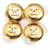 Bouton COCO de Chanel Métal Doré