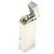 Alfred Dunhill Dunhill Block Check Quadratfeuerzeug Silber - Ansicht 4