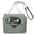 Autre Marque TOFF&LOADSTONE TL-5110 Borsa a Spalla in Pelle Embossata a Lucertola e Maglia Grigio